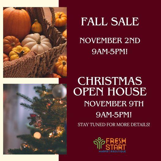 Fresh Start Market Christmas Open House